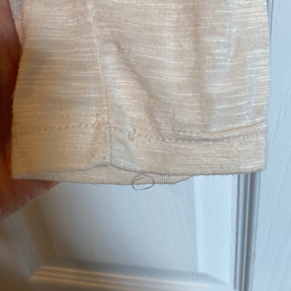 Anthropologie Dolan Cream Colored Faux Wrap Style Top Size M - Picture 4 of 5